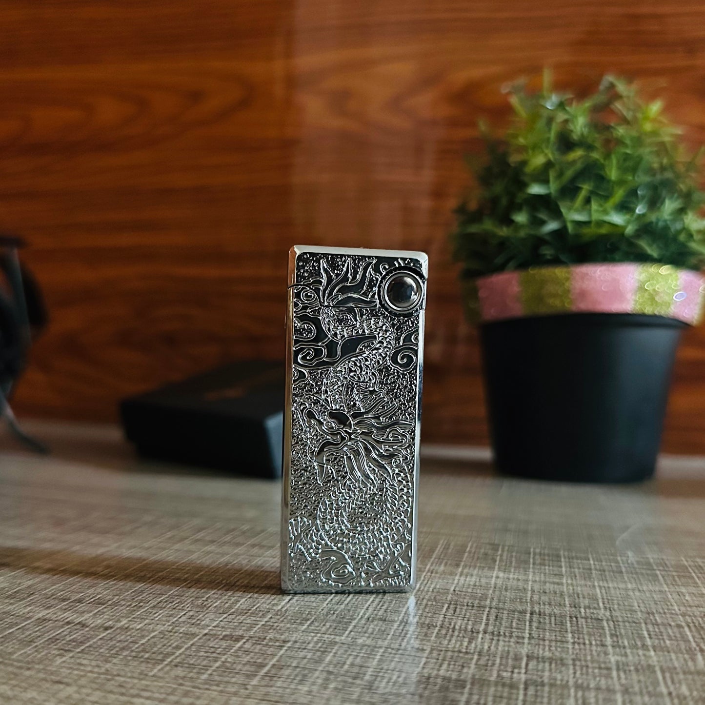 Silver-plated Luxury Metal Lighter