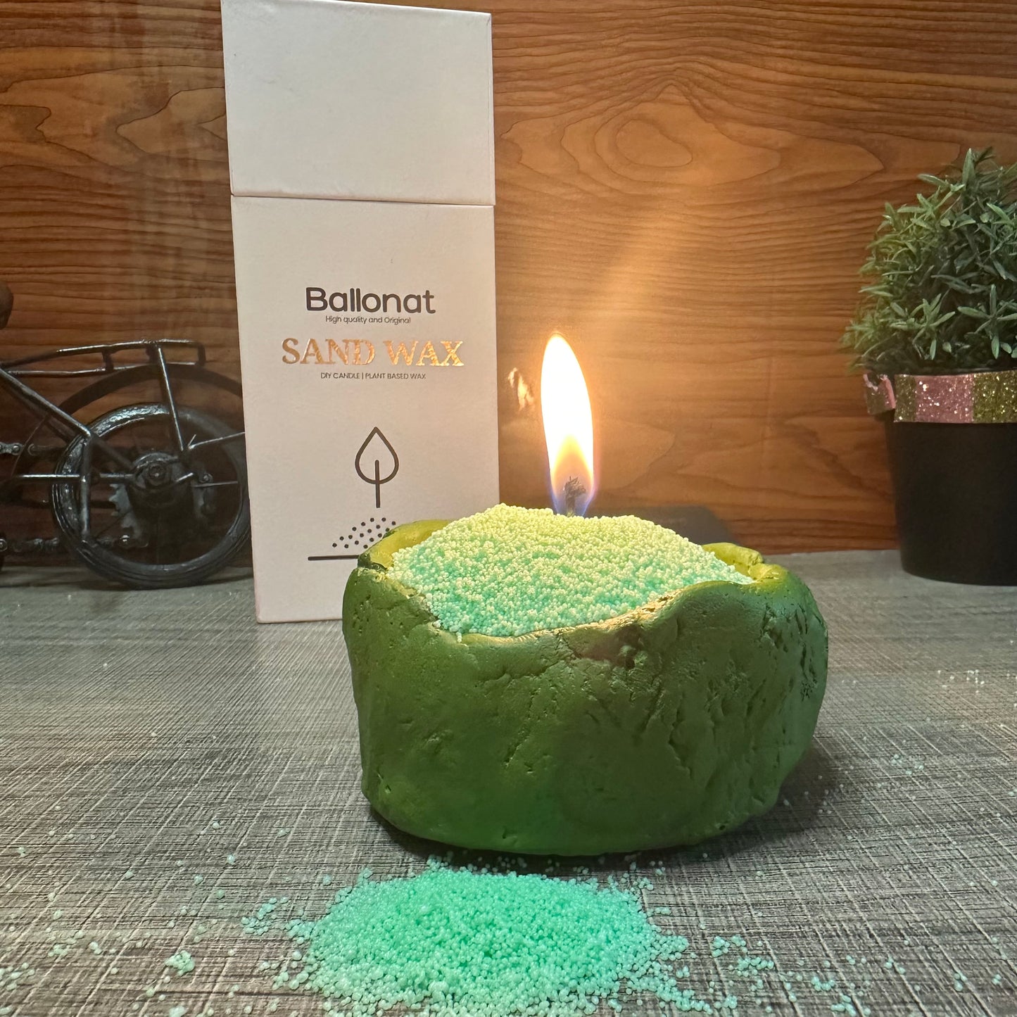 Light Green Sand Wax