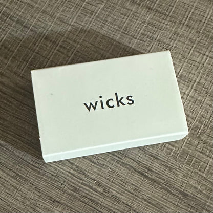 Natural Sand Wax Wicks (30pcs 5cm wick)