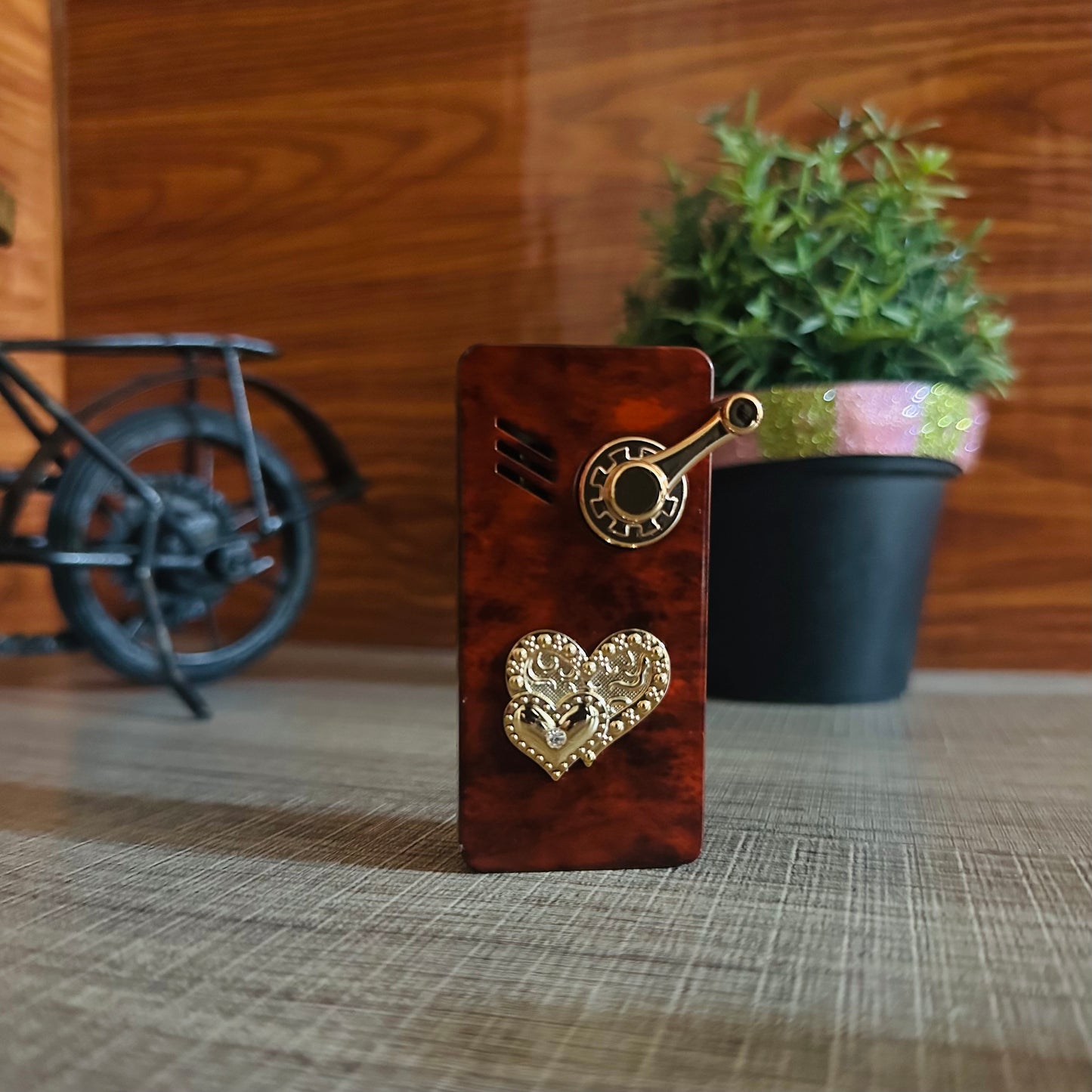 New Rocker Lighter with Red Flame