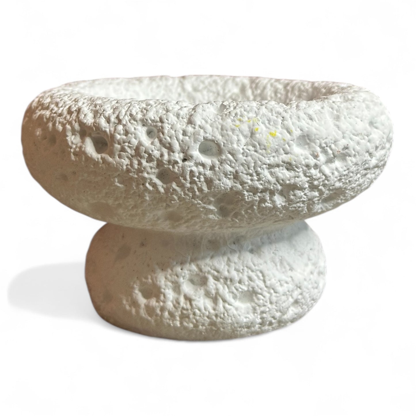 High End Round Bottom Cement Concrete Bowl Unique Shape Candle Jars