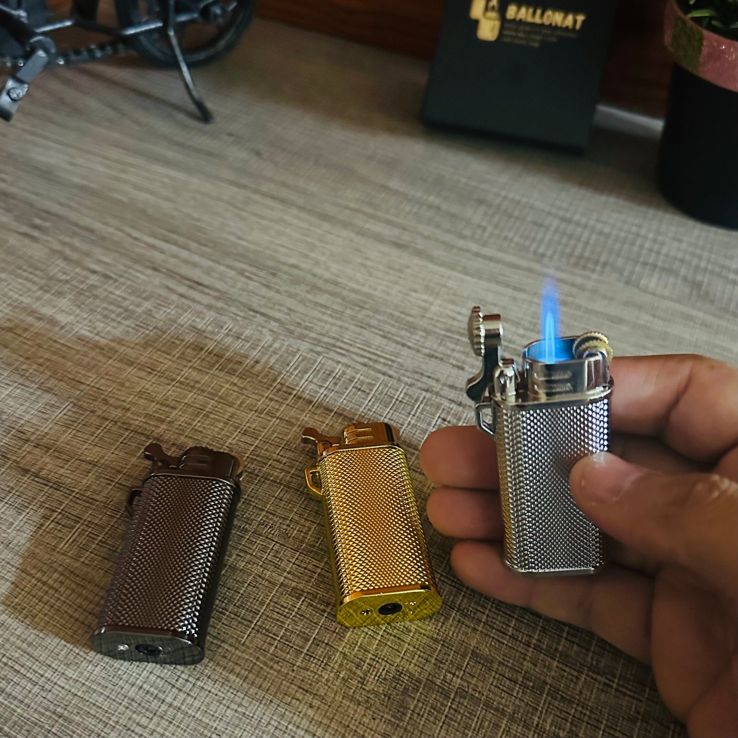 High-end Grinding Wheel Flame Gas Lighter