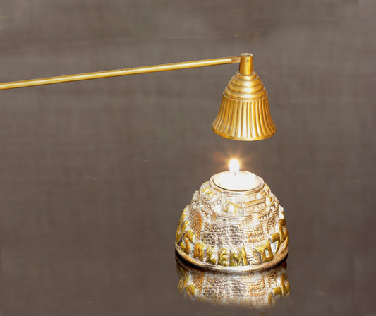 Golden Bell-Shaped Candle Snuffer