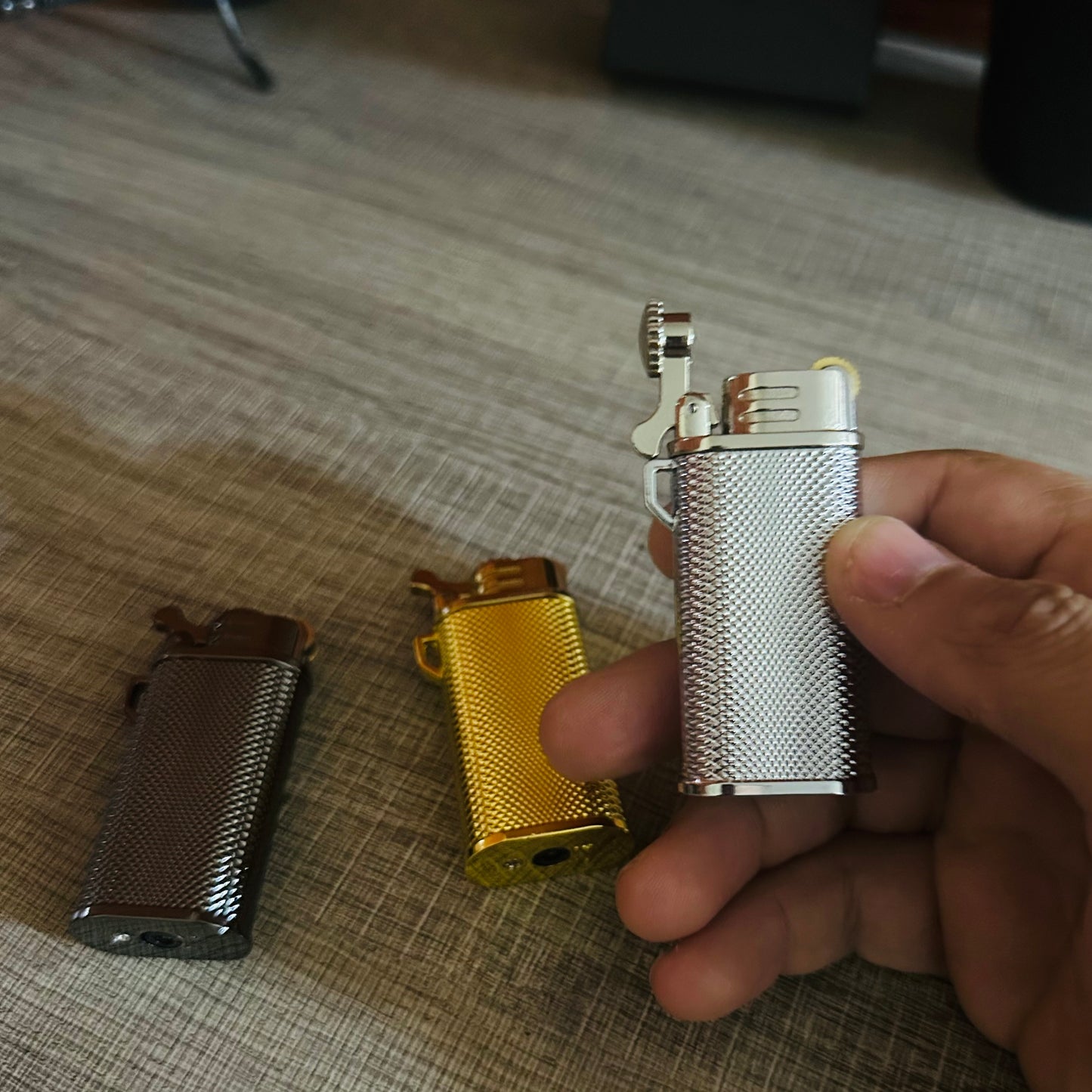 High-end Grinding Wheel Flame Gas Lighter