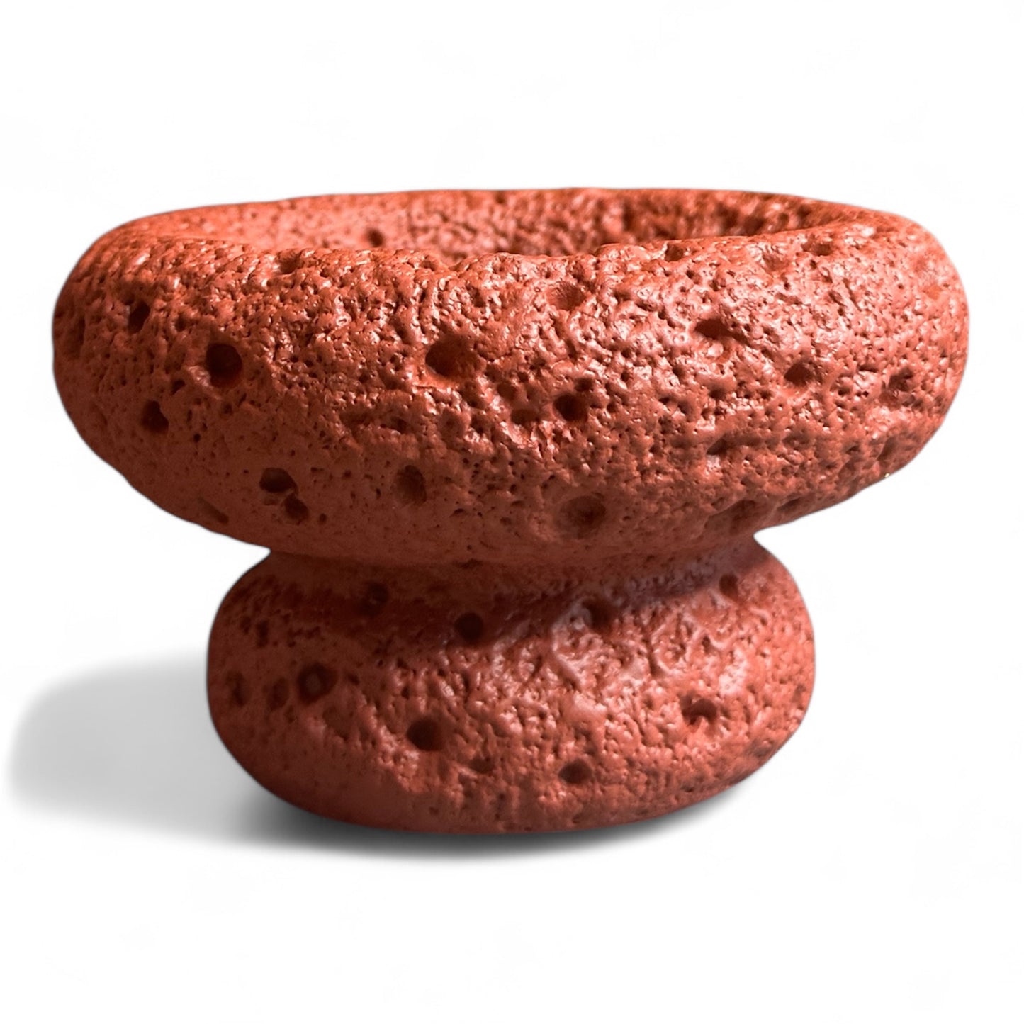 High End Round Bottom Cement Concrete Bowl Unique Shape Candle Jars