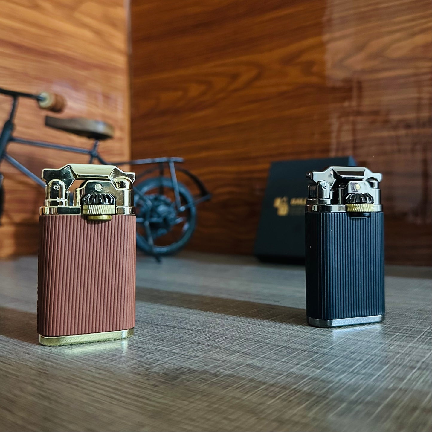 Handcrafted Metal Double Flame Lighter