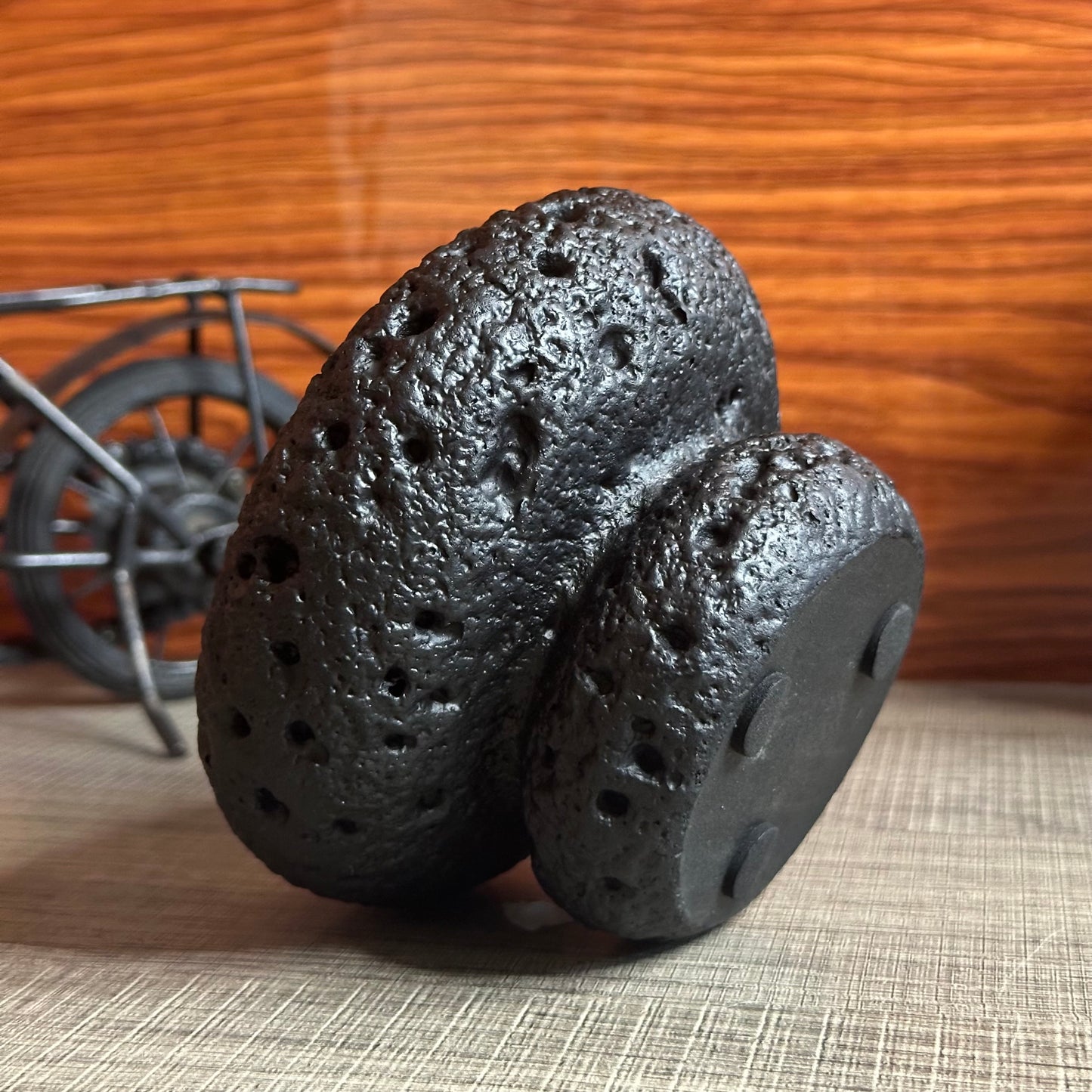 High End Round Bottom Cement Concrete Bowl Unique Shape Candle Jars