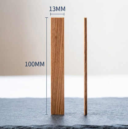 Premium Wooden Candle Wicks (13mm x 100mm)