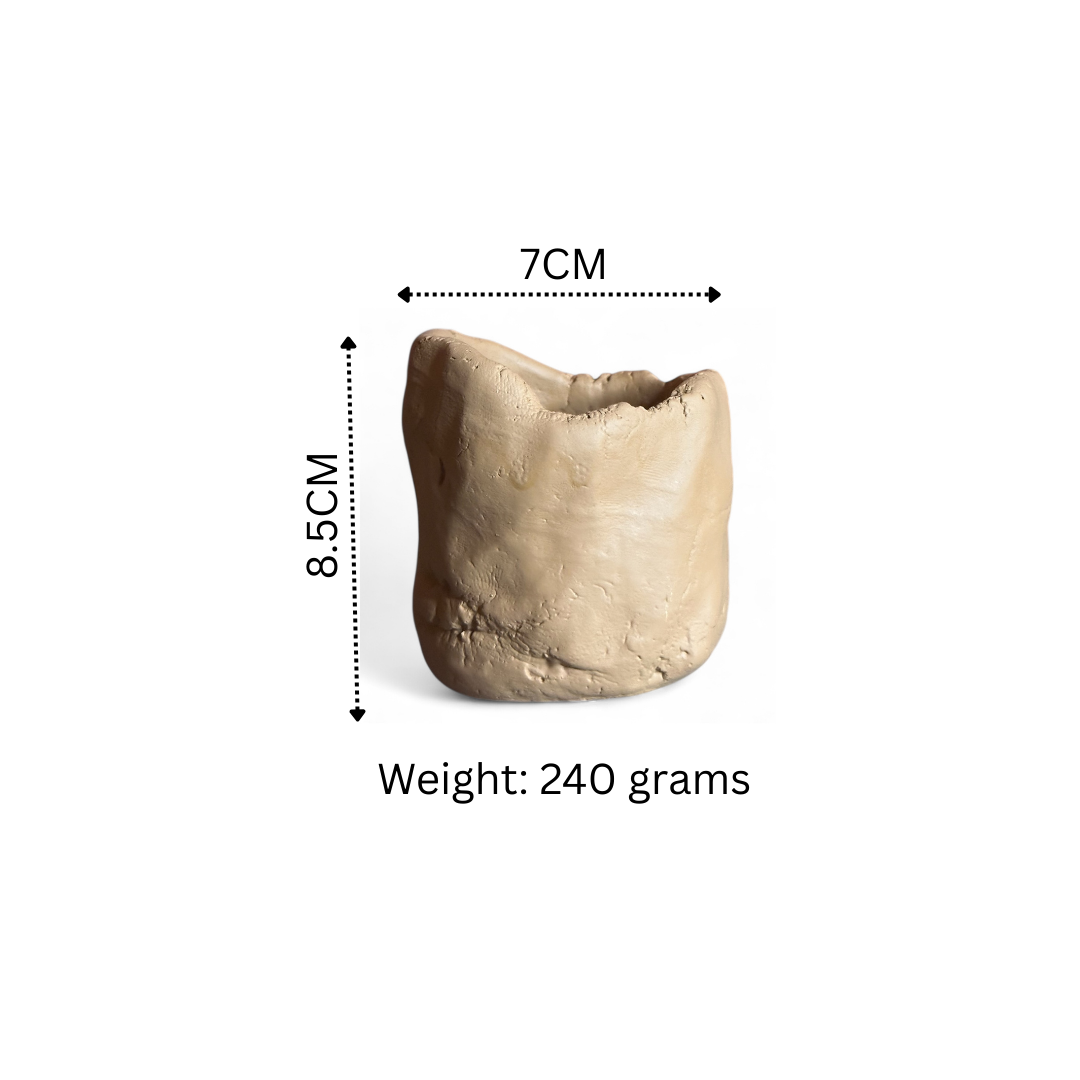 Cement Sand Wax Candle