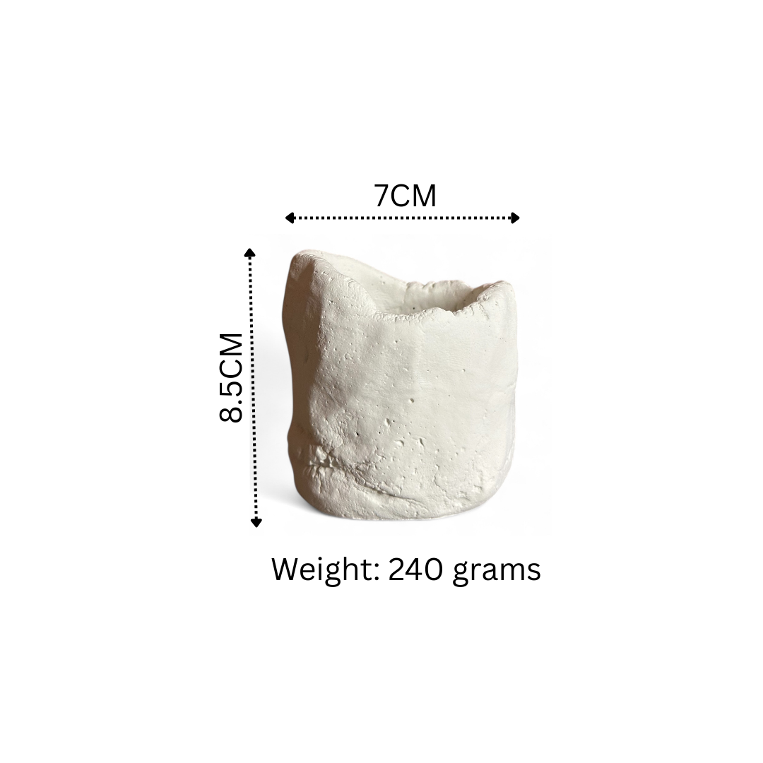 Cement Sand Wax Candle