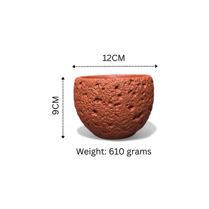 Premium Earthy Toned Handmade Clay Candle Jar