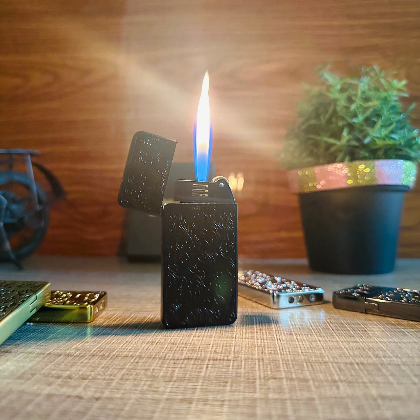 Steel Open-cover Lighter