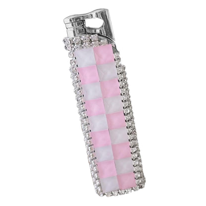 Diamond-shaped Lighter With a Red Flame