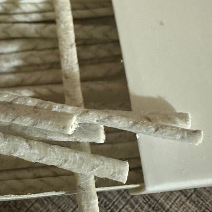 Natural Sand Wax Wicks (30pcs 5cm wick)