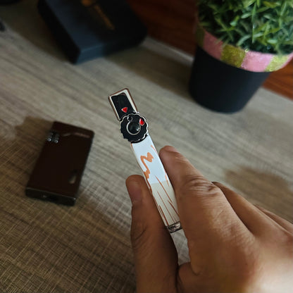 High-end Double Straight Windproof Lighter