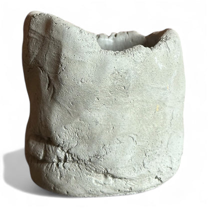 Cement Sand Wax Candle