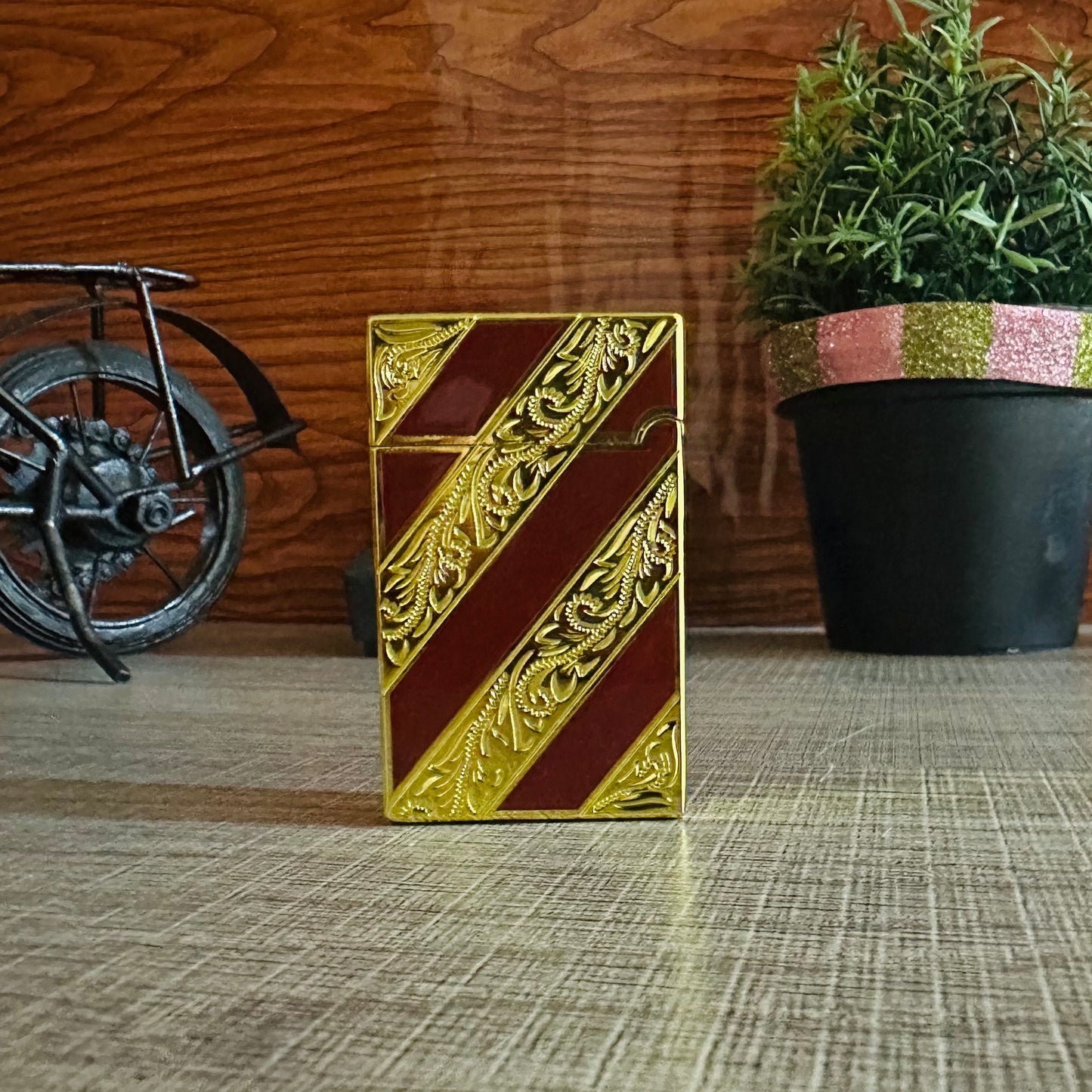 Personalized Diagonal Striped Lighter