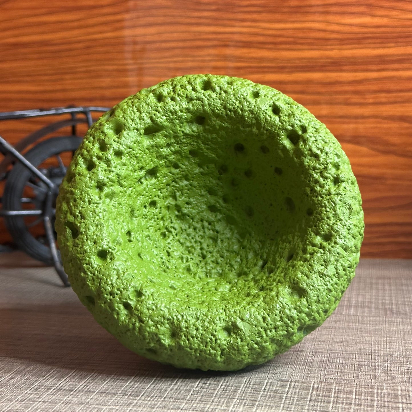 High End Round Bottom Cement Concrete Bowl Unique Shape Candle Jars