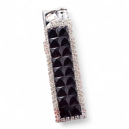 Diamond-shaped Lighter With a Red Flame
