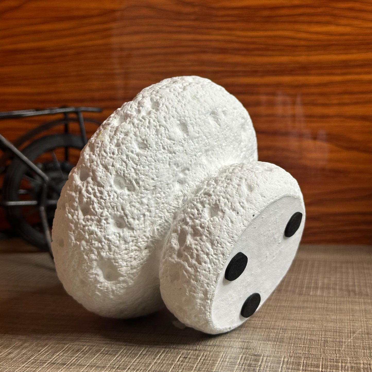 High End Round Bottom Cement Concrete Bowl Unique Shape Candle Jars