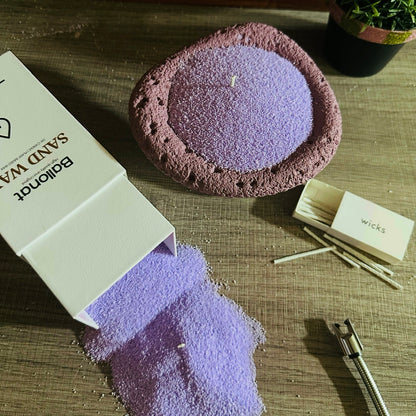 Lavender Purple Sand Wax