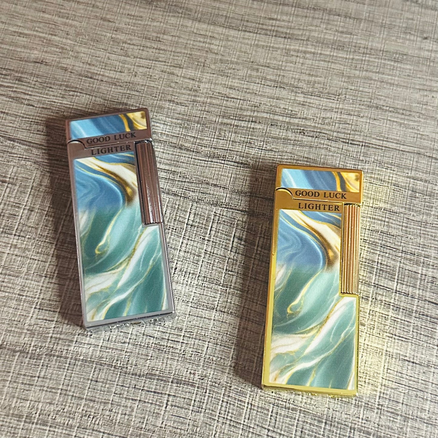 Thin Double-sided Metal Lighter With a New Creative Pattern