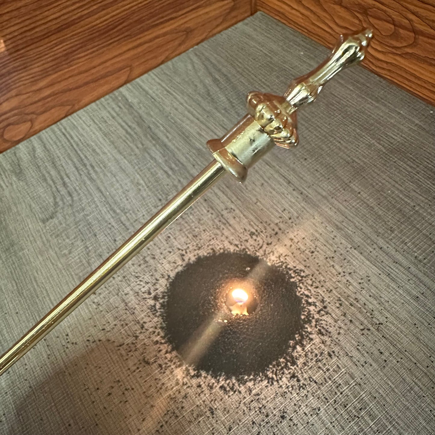 Golden Bell-Shaped Candle Snuffer
