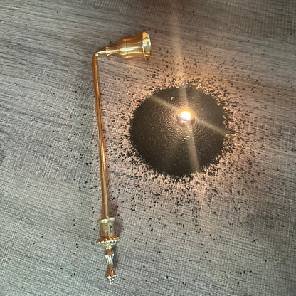 Golden Bell-Shaped Candle Snuffer