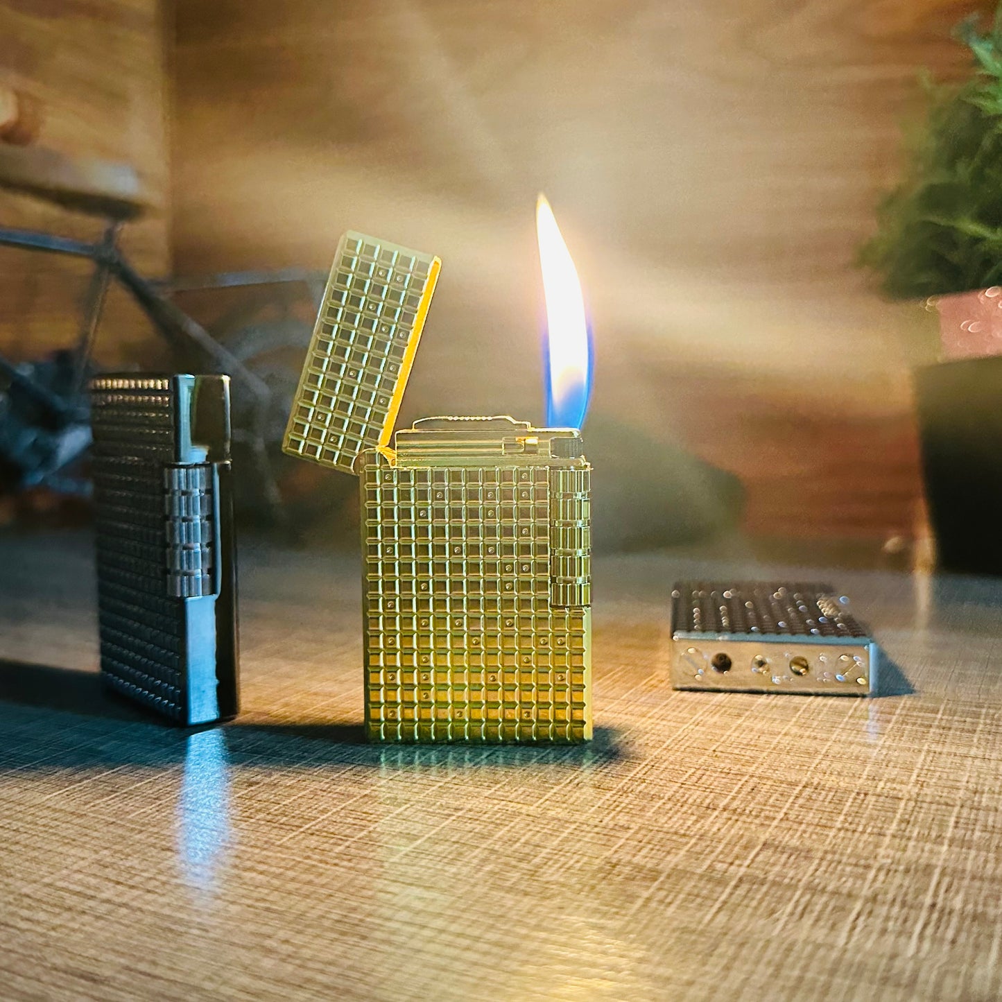 Classic Butane Metal Piano Tone Lighter