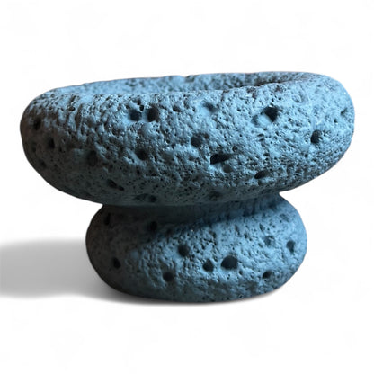 High End Round Bottom Cement Concrete Bowl Unique Shape Candle Jars