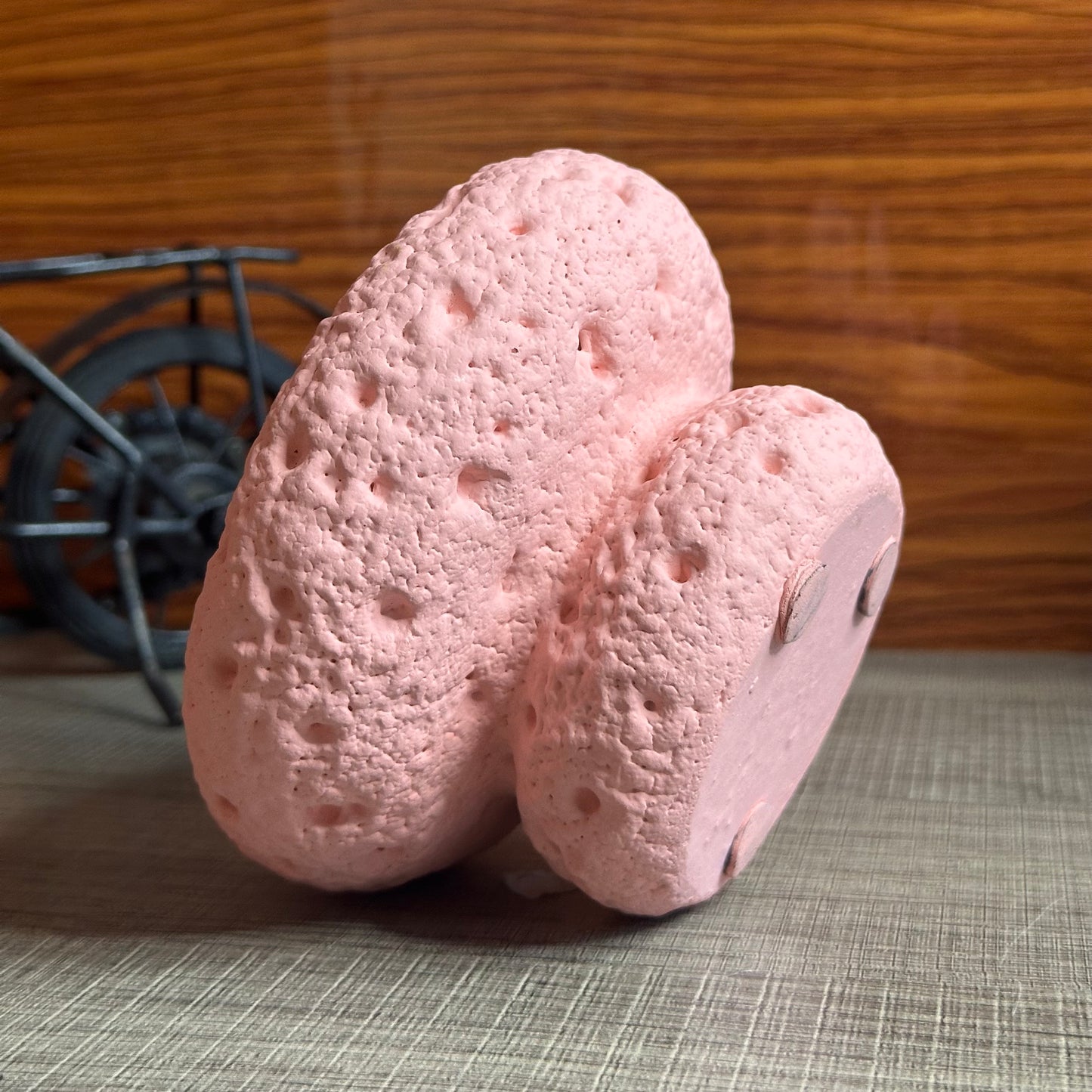 High End Round Bottom Cement Concrete Bowl Unique Shape Candle Jars