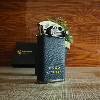 New Leather Rocker Gas Lighter