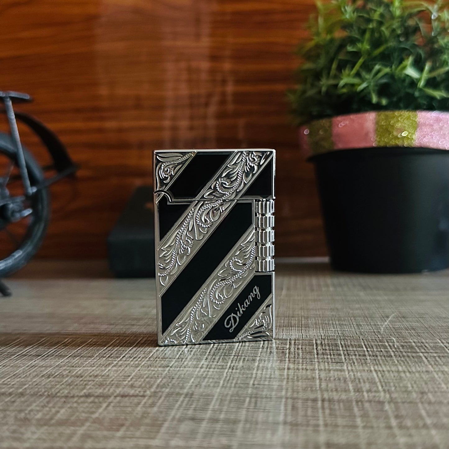 Personalized Diagonal Striped Lighter