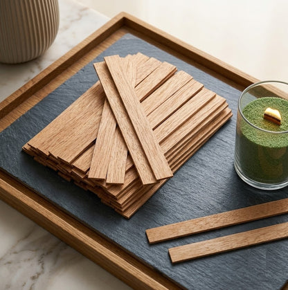 Premium Wooden Candle Wicks (13mm x 100mm)