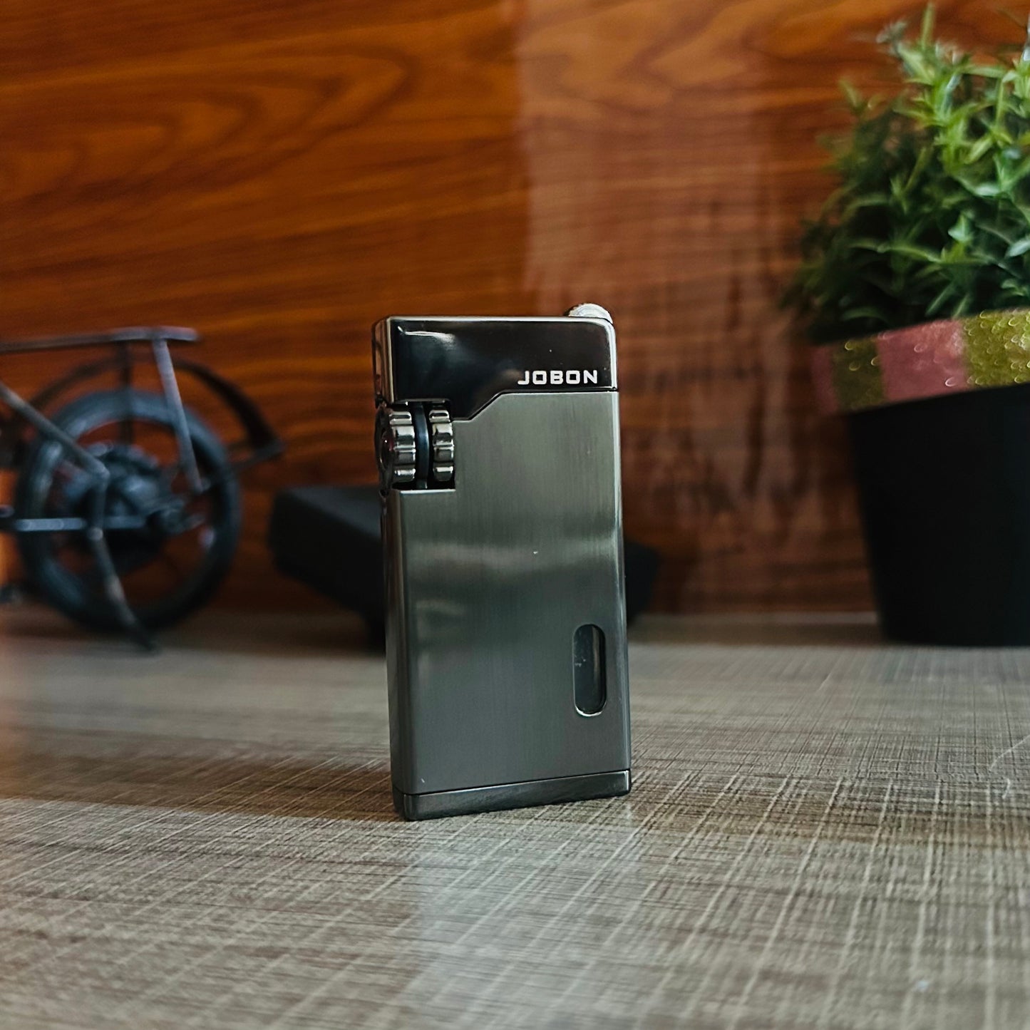 High-end Double Straight Windproof Lighter