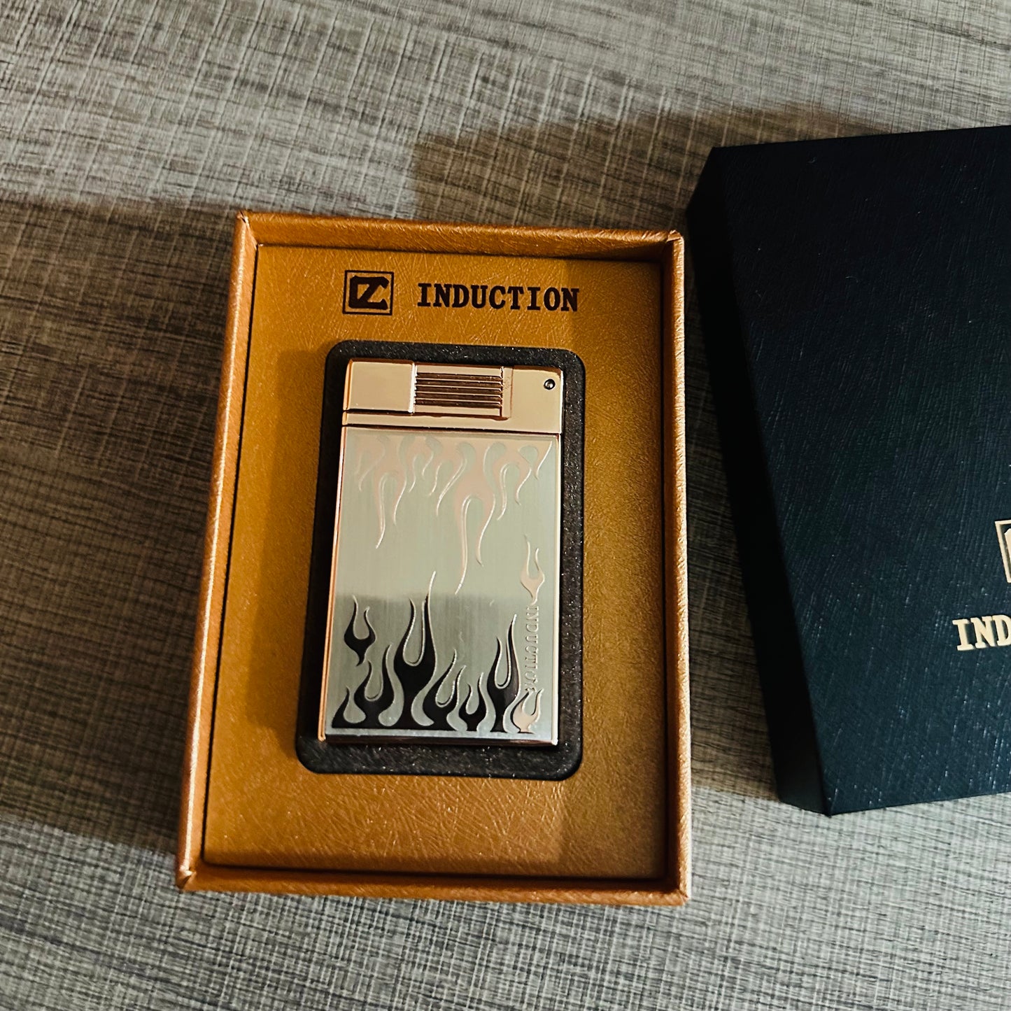 Modern Metal Windproof Induction Inflatable Lighter