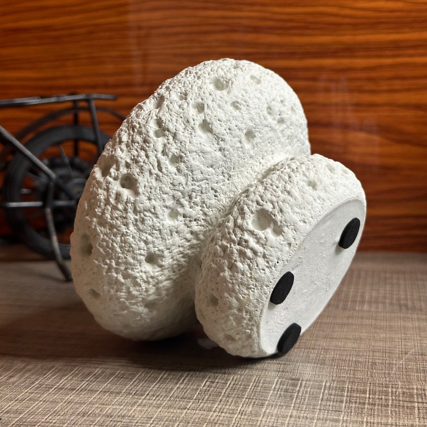 High End Round Bottom Cement Concrete Bowl Unique Shape Candle Jars