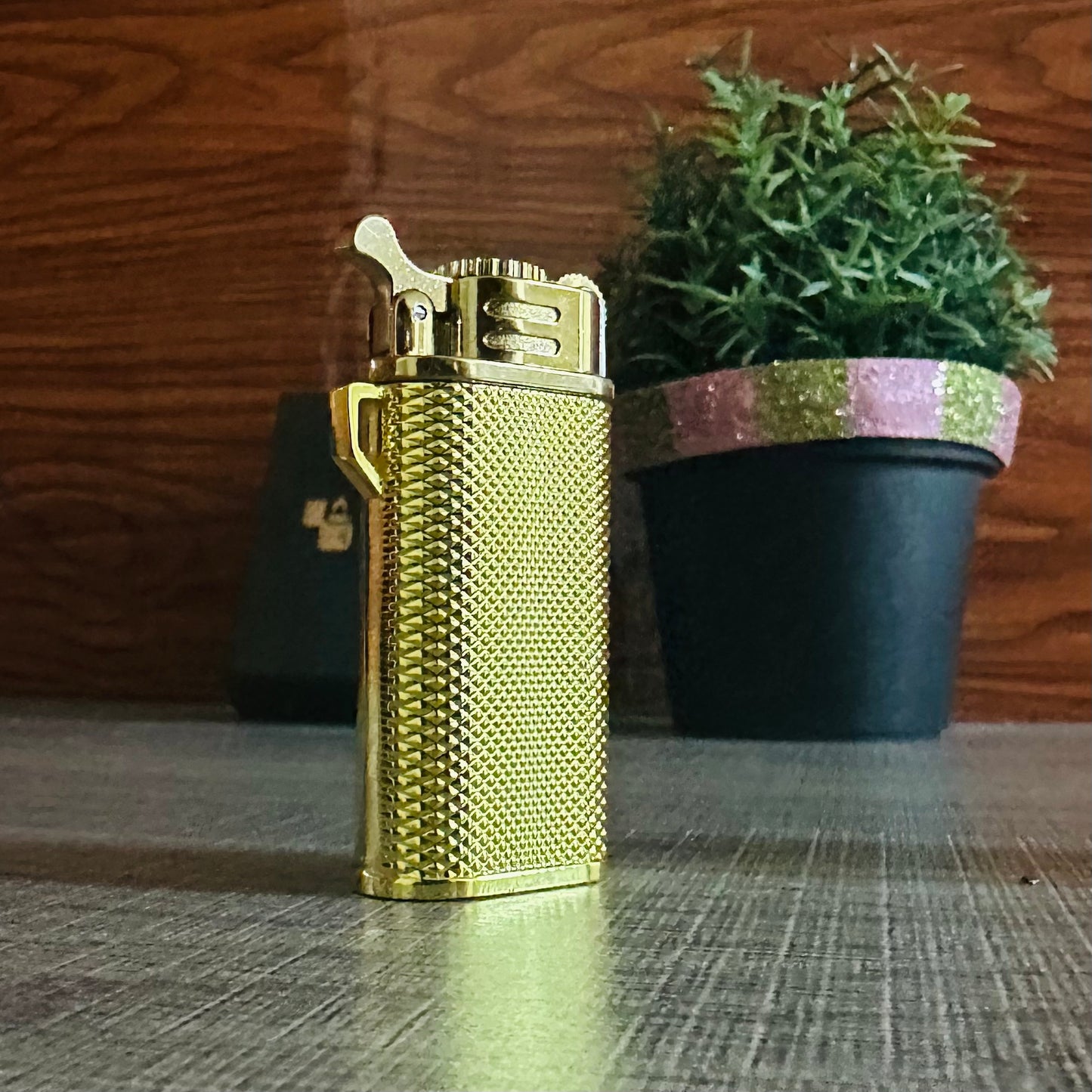 High-end Grinding Wheel Flame Gas Lighter