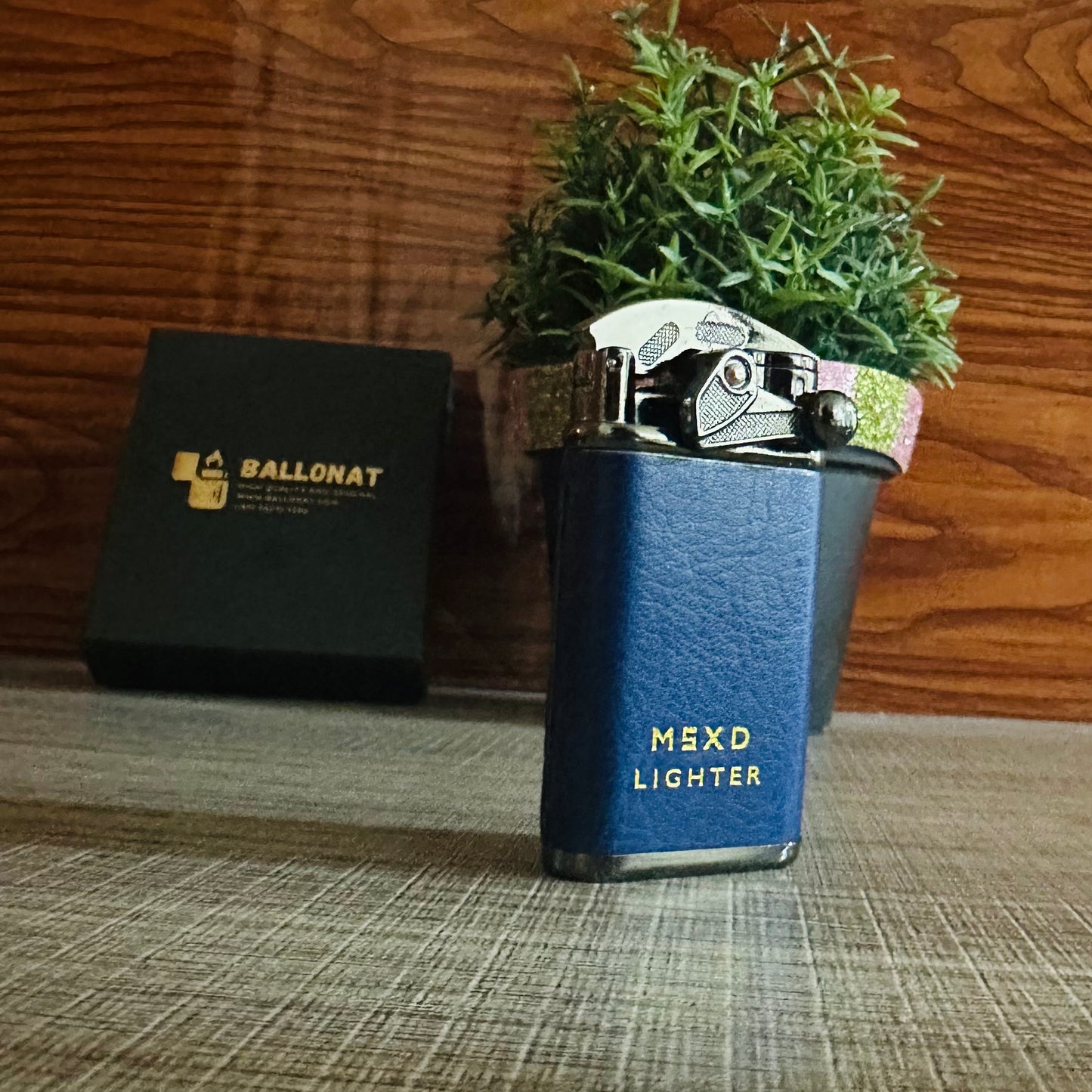 New Leather Rocker Gas Lighter