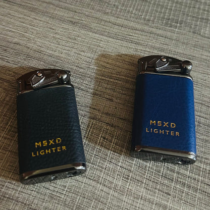 New Leather Rocker Gas Lighter