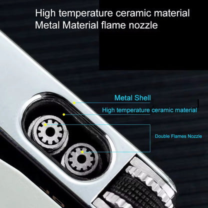 High-end Double Straight Windproof Lighter