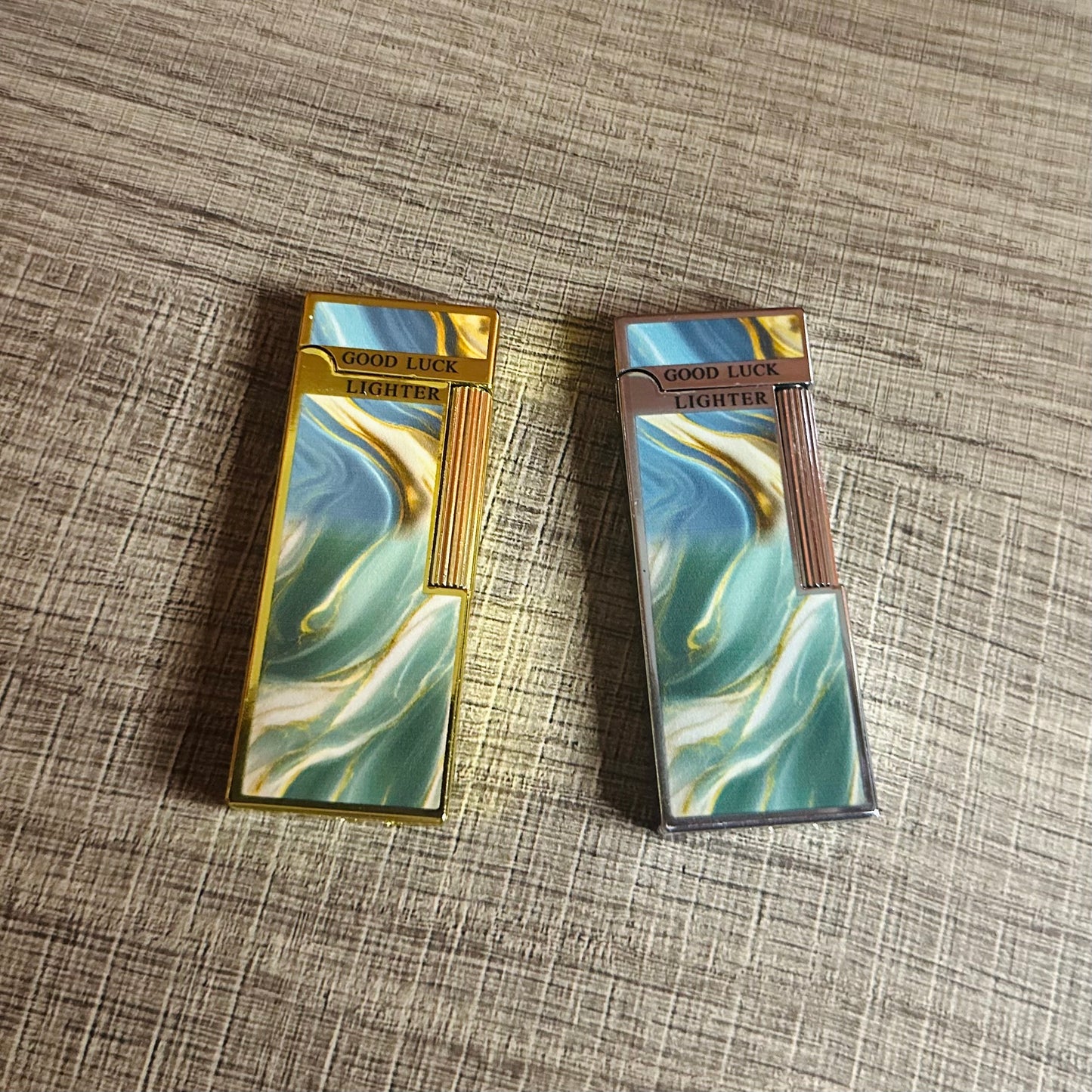 Thin Double-sided Metal Lighter With a New Creative Pattern