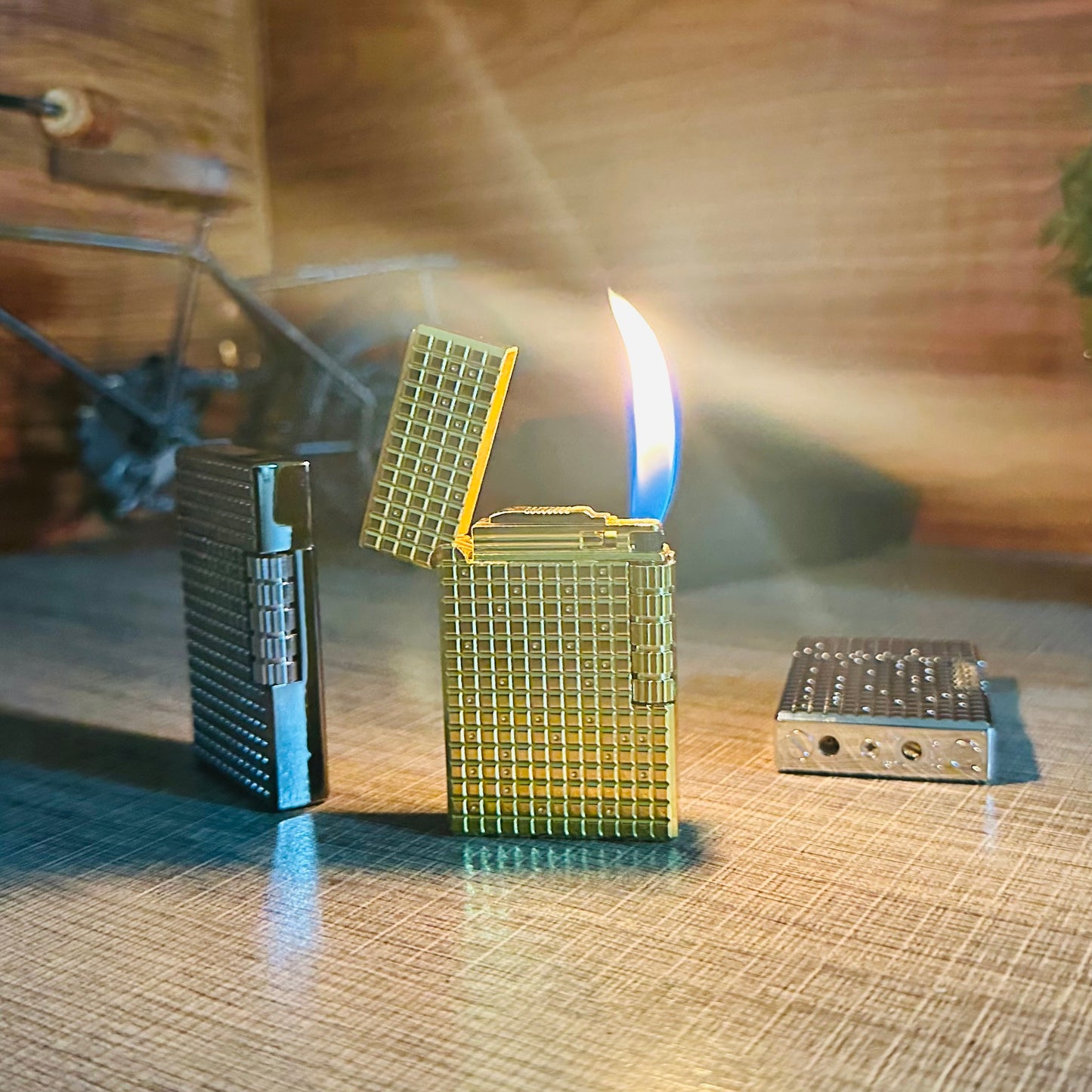 Classic Butane Metal Piano Tone Lighter