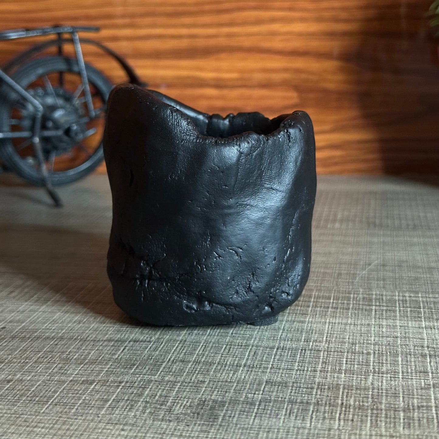 Cement Sand Wax Candle