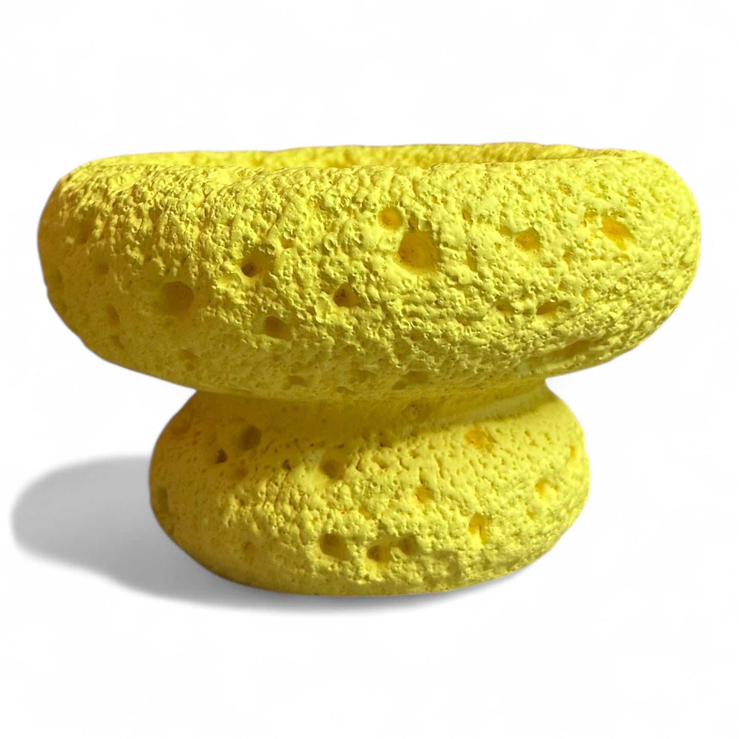 High End Round Bottom Cement Concrete Bowl Unique Shape Candle Jars