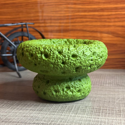 High End Round Bottom Cement Concrete Bowl Unique Shape Candle Jars