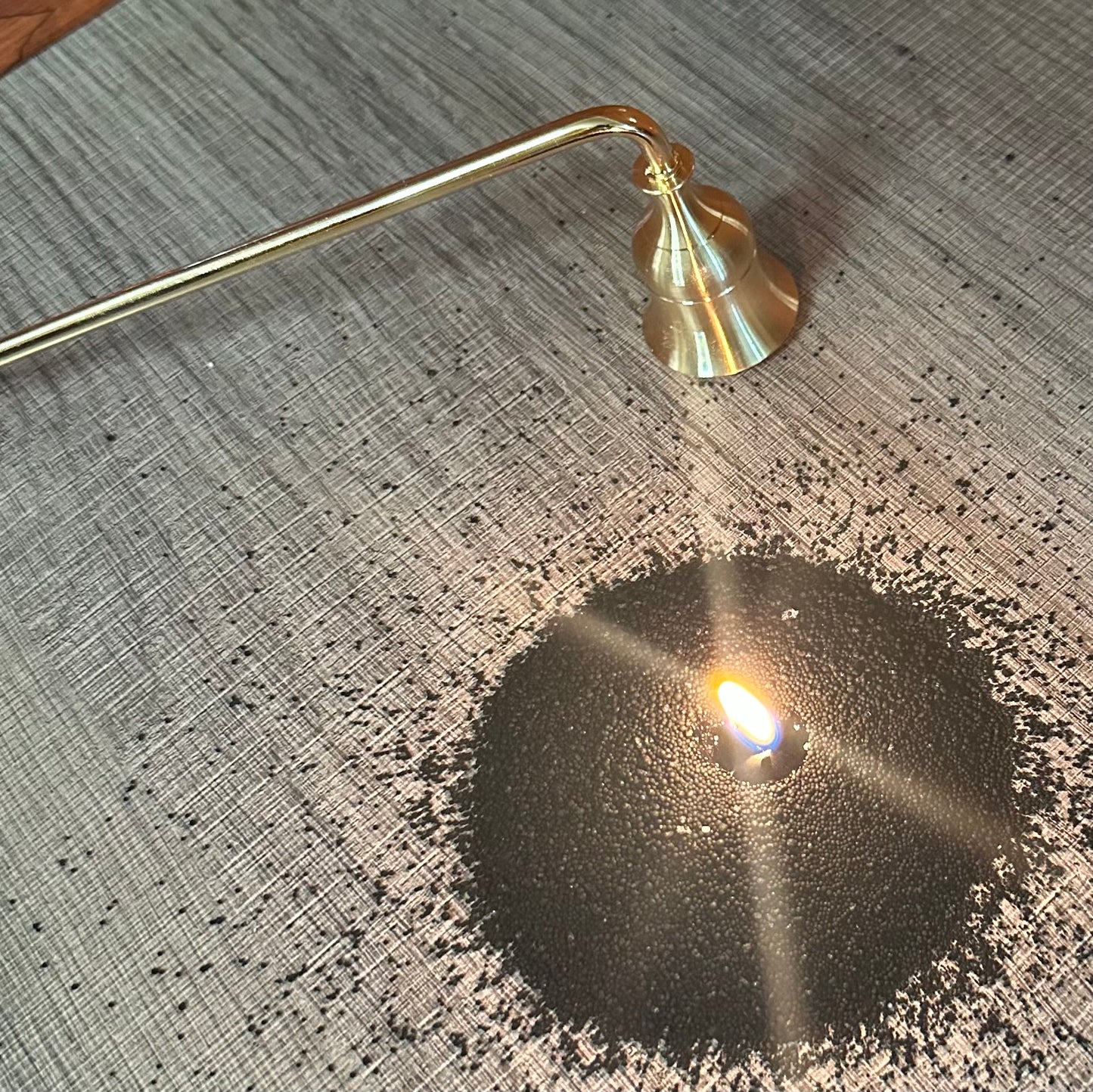 Golden Bell-Shaped Candle Snuffer