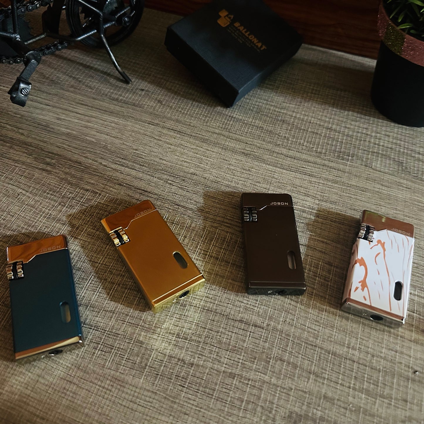 High-end Double Straight Windproof Lighter