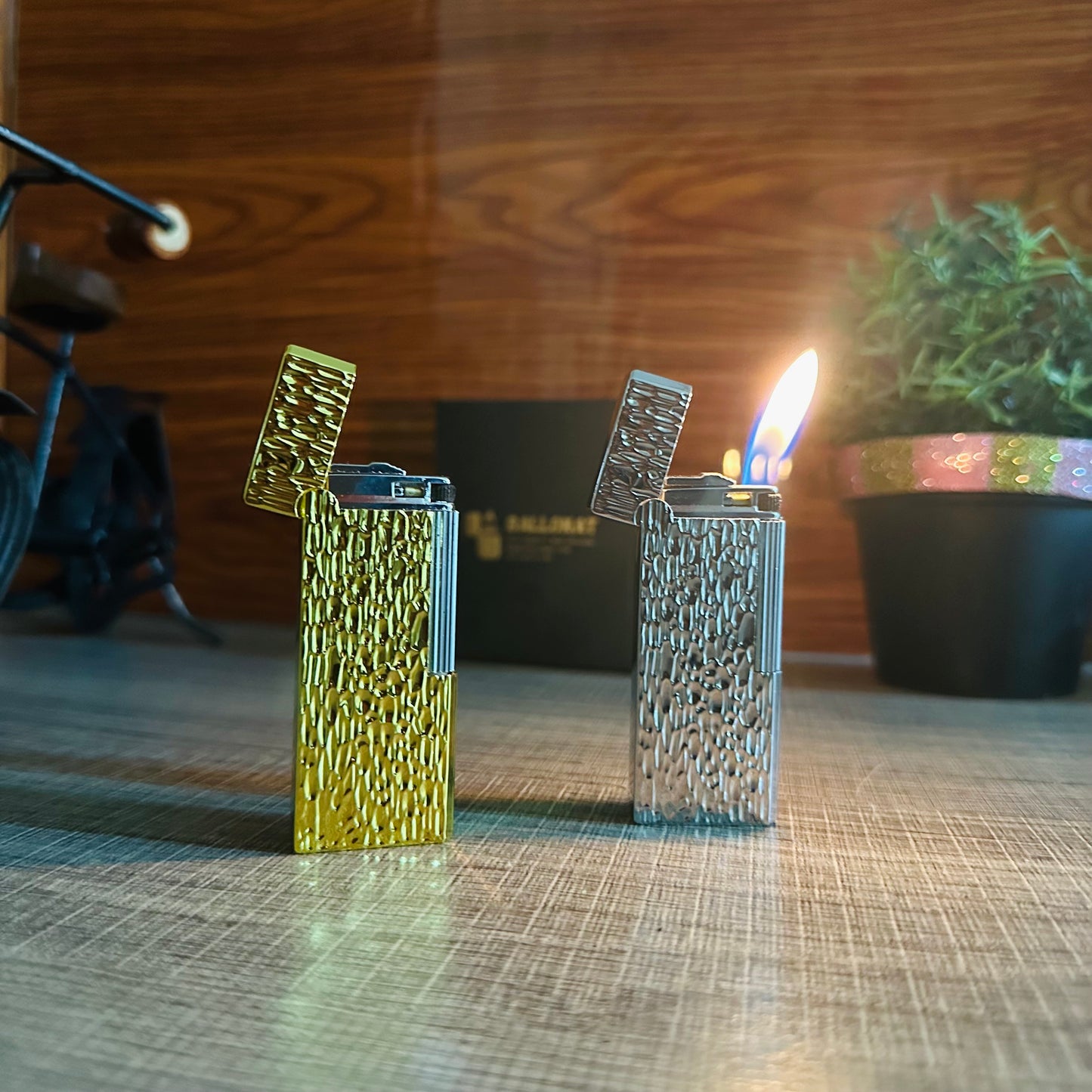 Retro Side-Slide Ignition Lighter