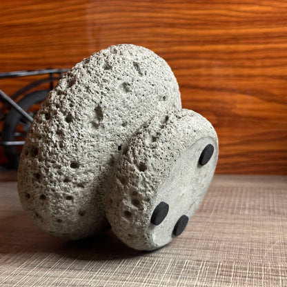 High End Round Bottom Cement Concrete Bowl Unique Shape Candle Jars